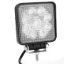 27W Bridgelux 2150lm 9 LED White Light Floodlight Engineering Lamp / Waterproof IP67 SUVs Light, DC 10-30V(Black)