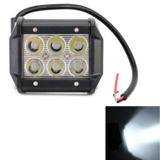 18W CREE 6 LED White Light Condenser Engineering Lamp / Waterproof IP67 SUVs Light, DC 10-30V(Black)