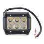 18W CREE 6 LED White Light Condenser Engineering Lamp / Waterproof IP67 SUVs Light, DC 10-30V(Black)