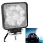 27W Bridgelux 2150lm 9 LED White Light Condenser Engineering Lamp / Waterproof IP67 SUVs Light, DC 10-30V(Black)