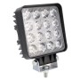 48W Bridgelux 4000lm 16 LED White Light Condenser Engineering Lamp / Waterproof IP67 SUVs Light, DC 10-30V(Black)