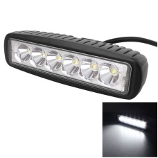 18W 1440LM Epistar 6 LED White Slot Beam Car Work Lamp Bar Light Waterproof IP67, DC 10-30V