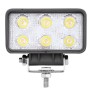 LML-1518 18W 1260-1350LM Epistar 6 LED White 30 Degree Spot Beam Car LED Light Waterproof IP67, DC 10-30V