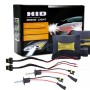 55W H1 4300K 3200LM HID Xenon Light Conversion Kit with High Intensity Discharge Slim Ballast, Warm White