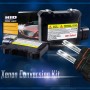 55W 9004/9007/HB1/HB5 4300K HID Xenon Conversion Kit with High Intensity Discharge Alloy Slim Ballast, Warm White