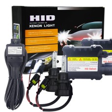 55W H13/9008 4300K HID Xenon Conversion Kit with High Intensity Discharge Alloy Slim Ballast, Warm White