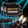 55W H13/9008 4300K HID Xenon Conversion Kit with High Intensity Discharge Alloy Slim Ballast, Warm White