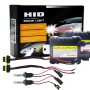 55W 880/881/H27 6000K HID Xenon Conversion Kit with High Intensity Discharge Alloy Slim Ballast, White