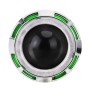 Iphcar 2,5 дюйма 12 В дюймона биксенонного проектора фар с изысканным углом глаз для правого вождения (зеленый)