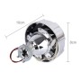 2 PCS H1 2.5 inch 12V Bi-Xenon Projector Lens Headlight Kit with Exquisite Angle Eyes Decoration(Blue Light)