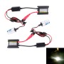 2pcs 35W H3 2800 LM Slim HID HID Ксеноновый свет с 2 сплава Hid Ballast, лампа с высокой интенсивностью, цветовая температура: 4300K