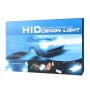 2PCS 35W H7 2800 LM Slim HID Xenon Light with 2 Alloy HID Ballast, High Intensity Discharge Lamp, Color Temperature: 4300K