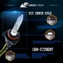 One Set 9006 HB4 AC 12V 55W 5500LM IP65 Waterproof Xenon Lamp  6000K Car Light Headlight HID Xenon Bulb Kit
