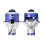 1 Pair P40D 100W Car LED Laser Bifocal Lens Headlight Projector Lens Headlight for Left Driving