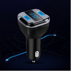 Двойное USB -зарядное автомобильное зарядное устройство с транспортным GPS Locator Locator в режиме реального времени, для iPhone, iPad, Galaxy S8, LG, Nexus и многое другое