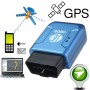 TK206 GPS OBD2 Real Time GSM Quad Band Anti-theft Vibration Alarm GSM GPRS Mini GPS Car Tracker (Black)