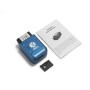 TK206 GPS OBD2 Real Time GSM Quad Band Anti-theft Vibration Alarm GSM GPRS Mini GPS Car Tracker (Blue)