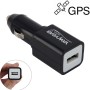 EASYWAY Quick-charge USB Port Car Locator Car Charger GPRS Tracker for iPhone / iPad series, PSP, MP3 / MP4, Pocket PC PDA(Black)