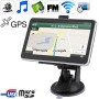 5,0 дюйма TFT сенсорного экрана Car GPS Navigator с 4 ГБ памяти и карты, поддержка AV в порту, сенсорная ручка, голосовая трансляция, FM-передатчик, функция Bluetooth, встроенный динамик, разрешения: 480 x 272 (черный)