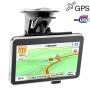 4,3 дюйма TFT сенсорного экрана автомобиля GPS Navigator, встроенный динамик, встроенная память и карта 4 ГБ, без Bluetooth, разрешения: 480 x 272 (черный)