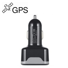 KH-06 Mini Smart Car Charger GPS Tracker Tracker, поддержка двойного USB-вывода, встроенный микрофон