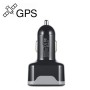 KH-06 Mini Smart Car Charger GPS Vehicle Tracker, Support Dual USB Output, Built-in Microphone