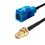 Fakra C Female to SMA Female Connector Adapter Cable / Connector Antenna(Blue)