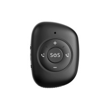 RF-V50 IP67 Waterproof 4G LTE 3G 2G GSM Elderly SOS Button Emergency Alarm GPS Tracker(Black)