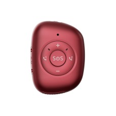 RF-V50 IP67 Waterproof 4G LTE 3G 2G GSM Elderly SOS Button Emergency Alarm GPS Tracker(Red)