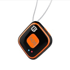 REACHFAR V28 Necklace Style GSM Mini LBS WiFi AGPS Tracker SOS Communicator(Black)