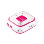 GSM Mini LBS Wi -Fi AGPS Tracker SOS Communicator (розовый)