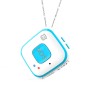 REACHFAR V28 Necklace Style GSM Mini LBS WiFi AGPS Tracker SOS Communicator(Blue)