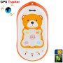 Сотовый телефон GPS GSM / GPS Tracker для Kid с квадратной, одиночной SIM-картой, SOS и Ultra Low Gradiation (Orange)