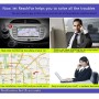 RF-V8 Car Real Time GSM Mini GPS Tracker GPRS Tracking SOS Communicator(Black)