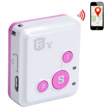 RF-V18 в реальном времени GSM Mini Tracking SOS Communicator (Pink)