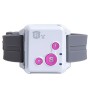 RF-V18 Real Time GSM Mini Tracking SOS Communicator(Pink)