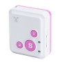 V18 Real Time GSM Mini Tracker GPRS Tracking SOS Communicator(Pink)