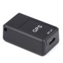 GF07 Locator Mini GPS Tracking Strong Magnetic Positioning Adsorption Anti Lost Device Voice Control Recordable(Black)