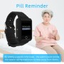 REACHFAR RF-V46-B GPS Smart Tracker WatchBand, Support SOS / Camera / Health Management / 4G LTE / Blood Pressure / Heart Rate (Black)