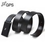 Men Genuine Leather Cowhide Belt GPS Tracker Device Smart Portable Real-Time Multi-functional Locator