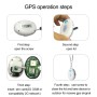 TK201 2G Waterproof GPS / GPRS / GSM Personal / Goods /  Pet / Bag Locator Real-time Tracking Device Support AGPS(Black)