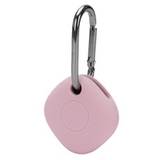 Location Tracker Anti-lost Portable Silicone Protective Case for Samsung Galaxy Smart Tag(Pink)