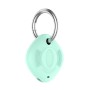 Location Tracker Anti-lost Portable Silicone Protective Case for Samsung Galaxy Smart Tag(Teal)