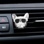 Dog Head Shape Universal Car Air Outlet Aromatherapy(Silver)