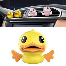 Cute Duck Pattern Car Aromatherapy Air Freshener (Yellow)