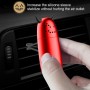 General Metal Car Aromatherapy Automotive  Aromatherapy Clamp Air Purifier Humidifier (Red)