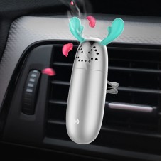 General Metal Car Aromatherapy Automotive  Aromatherapy Clamp Air Purifier Humidifier (Silver)