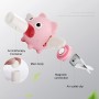 Universal Car Flying Pig Shape Air Outlet Aromatherapy(Pink)