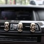 3 in 1 Car Ghost Head Shape Aromatherapy Air Outlet Resin Ornaments