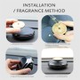 360 Degree Rotating Car Aromatherapy Humidifier(Glazed Black)